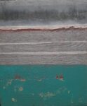 acrylique zinc gaze sur toile 65x65